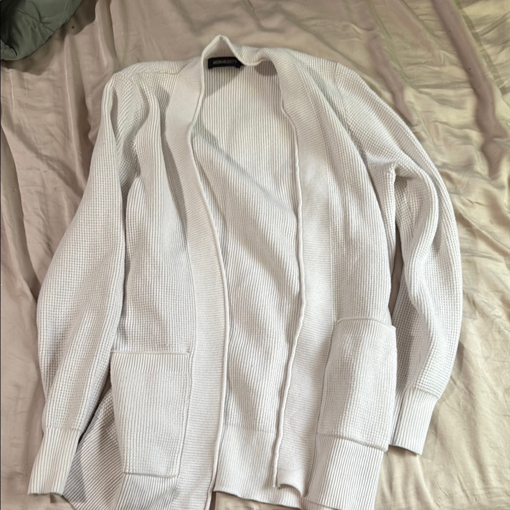 Women's White Cardigan